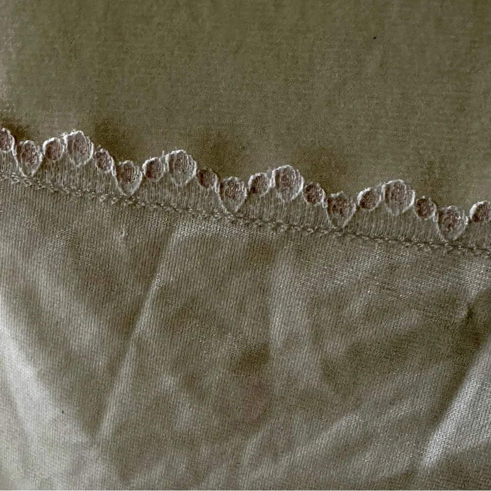 White Pink Lace Chemise Spaghetti Straps Slip Dress Vintage Union Made Size 42 - Picture 8 of 11